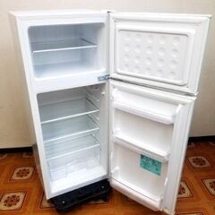 【 美品/配達可 】ハイアール 2ドア 冷凍冷蔵庫 130L J...