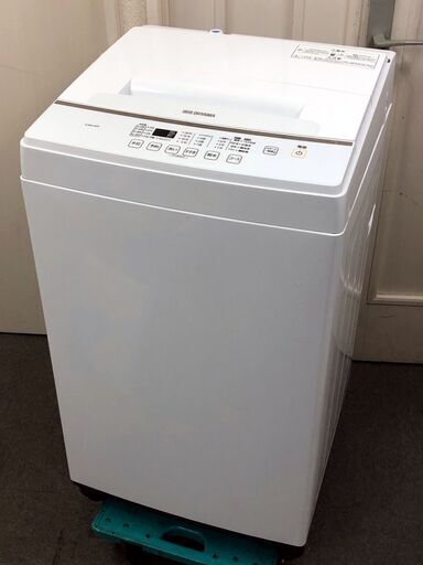 ㉛【税込み】アイリスオーヤマ 6kg 全自動洗濯機 KAW-60A 2021年製【PayPay使えます】