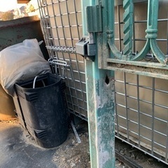 門扉 解体取り外し品 アルミ鋳造製