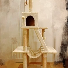 キャットタワー 猫タワー スリム 大型猫 据え置き 省スペース ...
