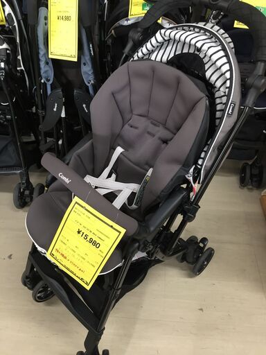 ジモティ来店特価!!!　　ベビーカー　コンビ　スゴカル　4キャス　COMPACT　　　J-0236