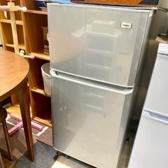 Haier 2ドア 冷蔵庫 106L 学生 一人暮らし 中古 家...