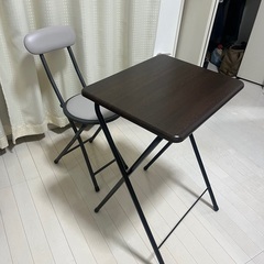 折りたたみ椅子＋折りたたみテーブル　2点セット！