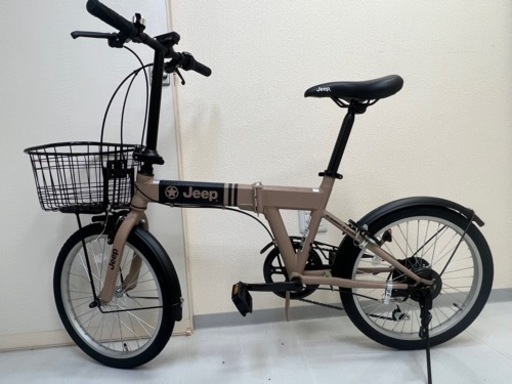 JEEP 折りたたみ自転車20インチ ほぼ未使用 BAA シマノ6段変速 ライト