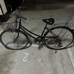 ママチャリ 自転車 黒 取引中