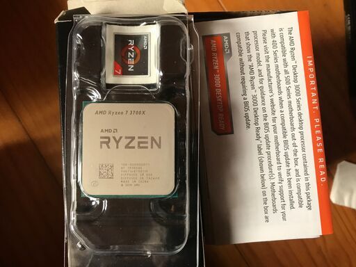 AMD Ryzen7 3700X 半年くらいの使用