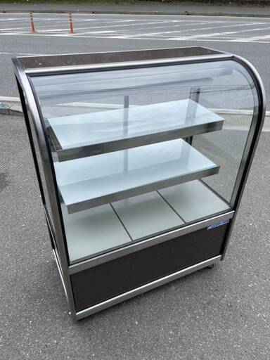 ■中古品 大穂製作所 対面冷蔵ショーケース OHGU-TF-900B 2018年 900ｘ500ｘ1150ｍｍ 動作問題なし ■