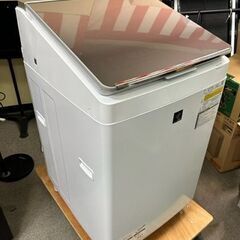 2020年製□SHARP シャープ 電気洗濯乾燥機 ES-PW8E-N□洗濯8kg 乾燥4.5kg□