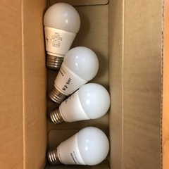 【取引予定者決定】パナソニック LED電球 40W形相当 電球色 4個