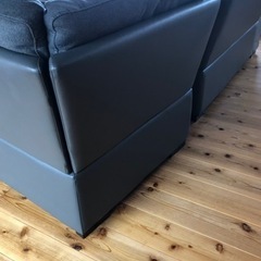 兵庫県淡路市引き取り限定　ニトリ　L字布貼りソファ　