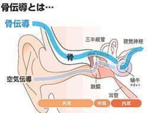 新品未使用品）骨伝導 クリアーボイス 伊吹電子 日本製 軽量 充電式