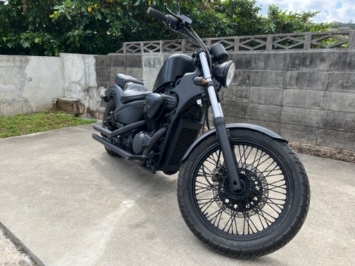 スティード400 NC26 ブラックアウトカスタム車　車検ほぼ満タン スティード400 NC26 ブラックアウトカスタム車 車検ほぼ満タン