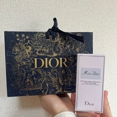 【新品未使用】Diorハンドジェル　箱・紙袋付き