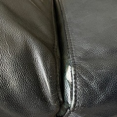 値下げ)ソファー 本革 ブラック