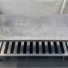 業務用 コンロ台 作業台 調理台 1200×450×630 厨房機材 飲食店 キッチン 用品 店舗 居酒屋 飲食店 ガス台 大阪発 引き取り可能 焼き台