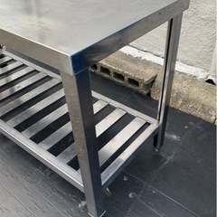 業務用 コンロ台 作業台 調理台 1200×450×630 厨房機材 飲食店 キッチン 用品 店舗 居酒屋 飲食店 ガス台 大阪発 引き取り可能 焼き台