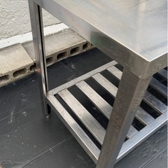 業務用 コンロ台 作業台 調理台 1200×450×630 厨房機材 飲食店 キッチン 用品 店舗 居酒屋 飲食店 ガス台 大阪発 引き取り可能 焼き台