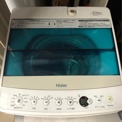 配送、設置可能　美品ハイアール全自動洗濯機 JW-C45A 20...