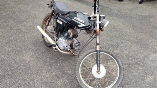 SUZUKI 実動確認OK 旧車　k50 ギア付き　原付バイク　50cc