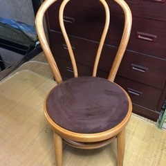 アンティーク　ラタン製椅子