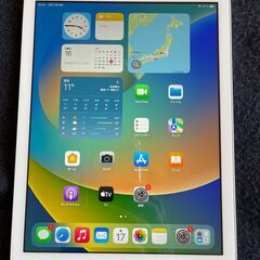 ipad 2017第5 wi-fi+sell 32GB white SIMフリーバッテリー92％