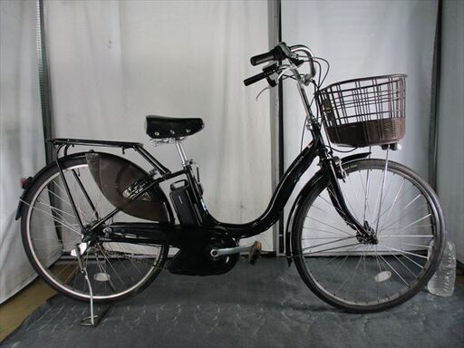 C539★整備済み　中古電動自転車★ヤマハ　パスナチュラ【26インチ　8.7Ah　黒】