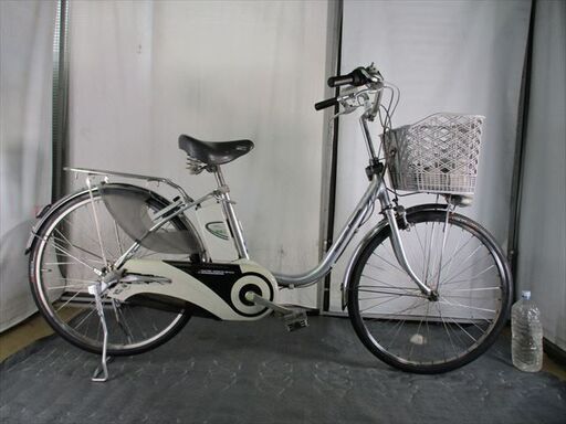 C544★整備済み　中古電動自転車★パナソニック　ビビデラックス【24インチ　シルバー　8.9Ah】