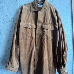 格安　コーデュロイシャツ　size M