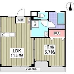 【 初期費用12万円 】「泉体育館」駅　徒歩5分　[ 1LDK ...