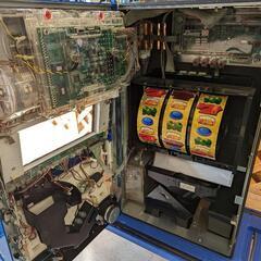 パチスロ実機 スーパービンゴネオ コイン不要機 ID：126-011841-007