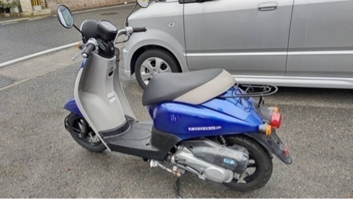 HONDA トゥデイ 2型 4サイクル 青色 実動 原付バイク メットイン