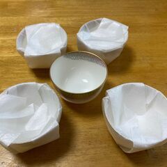上品なデザインの湯呑茶碗 ５客