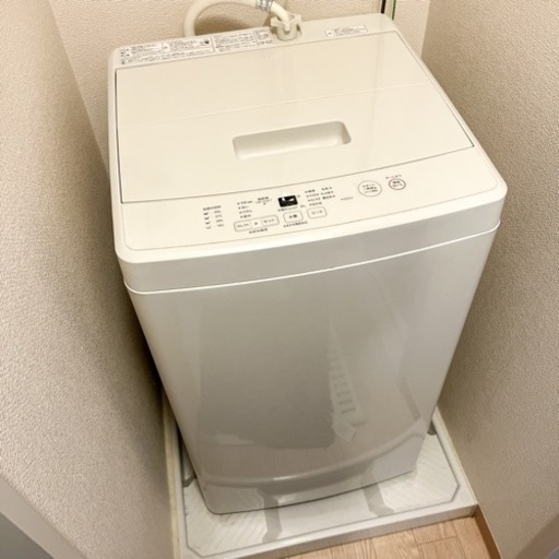 2/22までに引取り希望 無印良品 全自動洗濯機 5kg 2019年製 MJ-W50A