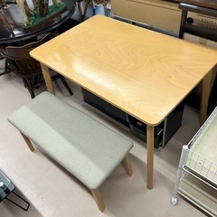 美原店 ヤマダ ダイニングテーブル ベンチ椅子付き