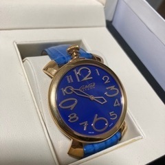 ガガミラノ　ブルー×ゴールド