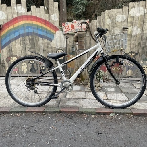 おしゃれな！26インチ新古車ビーチクルーザータイプ　点検整備済み　防犯登録サービス！ディスプレイにいかが？ おしゃれな！26インチ新古車ビーチクルーザータイプ 点検整備済み 防犯