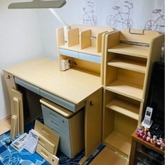 お譲り先 決まりました！【美品】ニトリ組み合わせ学習デスク 汚れほぼ 