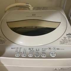 【決まりました】TOSHIBA 洗濯機