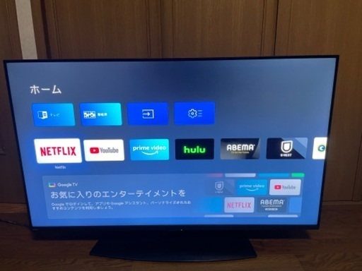 SHARP AQUOS 4T-C43EN2 2022年製　43V型4K液晶テレビ