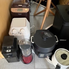 ホームベーカリー、エアオーブン、電気圧力鍋、ブレンダー、コーヒー...
