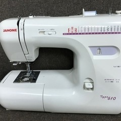 (決まりました)厚地縫い　JANOME家庭用ミシンtype610...