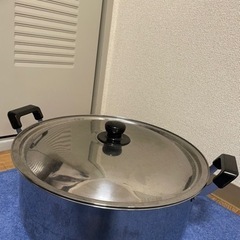 ステンレス鍋　直径約40cm