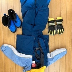 【5-6歳雪遊びセット】スキーウェア110cm +スノーブーツ1...