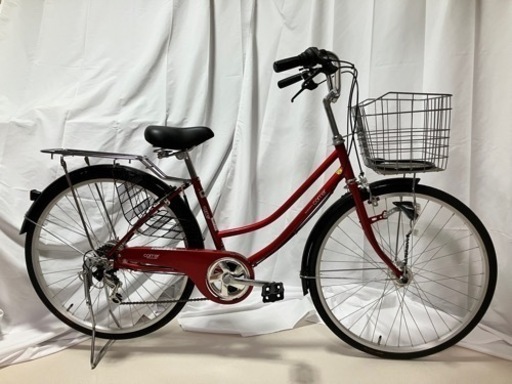 【習志野市 引取に来られる方】ほぼ未使用美品 6段変速自転車