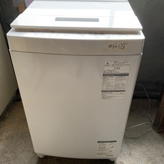 【ネット決済】東芝洗濯機　AW-8D8(W)
