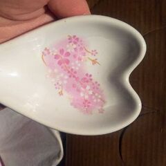 未使用　桜の小皿