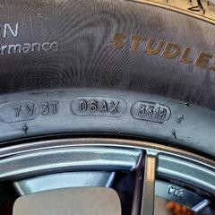 【お取引完了】【値下げ】ホイール付スタッドレス4本　225/65R17 ミシュラン X-ICE3+