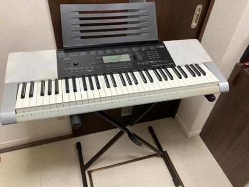カシオ　電子ピアノ　ケース　X型キーボードスタンド　椅子　譜面台　一式