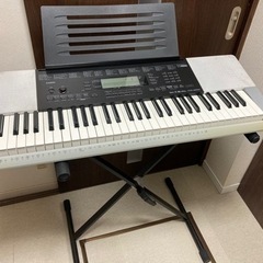 カシオ　電子ピアノ　ケース　X型キーボードスタンド　椅子　譜面台　一式