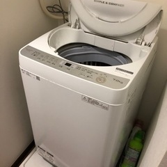 【差し上げます】SHARP全自動洗濯機7.0kg（4/12,13...